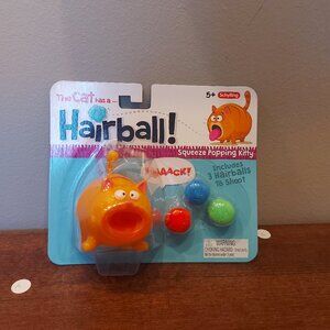 Schylling Hairball Kitty Toy, Orange Tabby